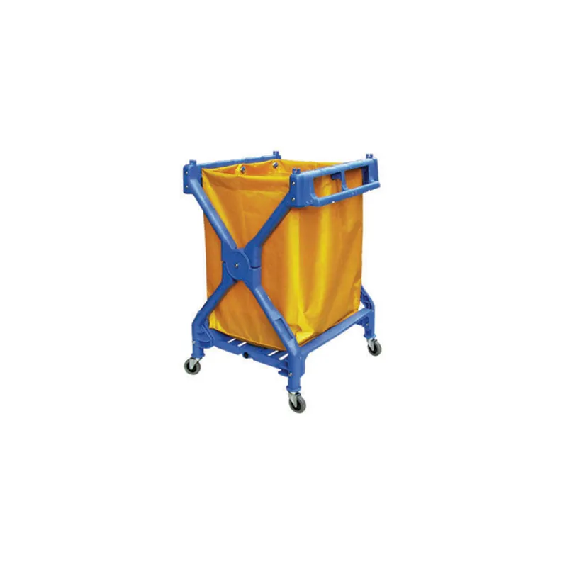 CHARIOT PLIABLE POUR BLANCHISSERIE ARROW  71x66x95 CM BLEU PLASTIQUE (1 UNITÉ)