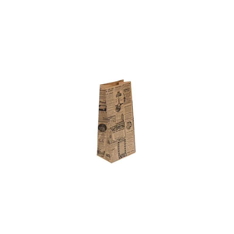 SACS SOS SANS ANSES 'TIMES' 70 G/M2 15+10x32 CM NATUREL KRAFT (1000 UNITÉ)