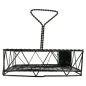 CORBEILLE "CADDY" CARRÉ 25x25x24 CM NOIR METAL (1 UNITÉ) CORBEILLE "CADDY" CARRÉ