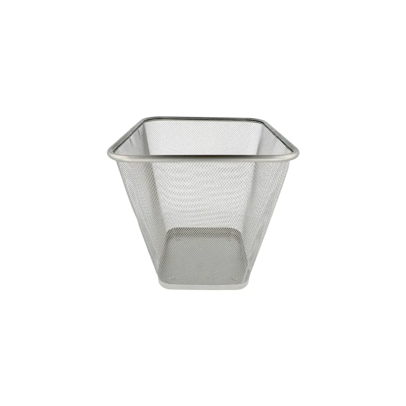 POUBELLE EN MAILLE  12 L 27x27x29,7 CM ARGENTE ACIER (12 UNITÉ)