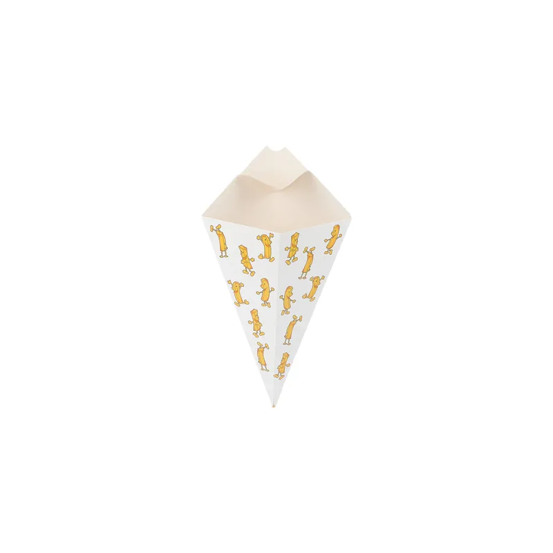 CORNETS AVEC LANGUETTES THEPACK 'CHIPS' 100 G 21x12,5 CM BLANC CARTON NANO-MICRO (1600 UNITÉ) CORNETS AVEC LANGUETTES THEPACK 'CHIPS' 100 G 21x12,5 CM BLANC CARTON NANO-MICRO (1600 UNITÉ)
