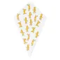 CORNETS AVEC LANGUETTES THEPACK 'CHIPS' 100 G 21x12,5 CM BLANC CARTON NANO-MICRO (1600 UNITÉ) CORNETS AVEC LANGUETTES