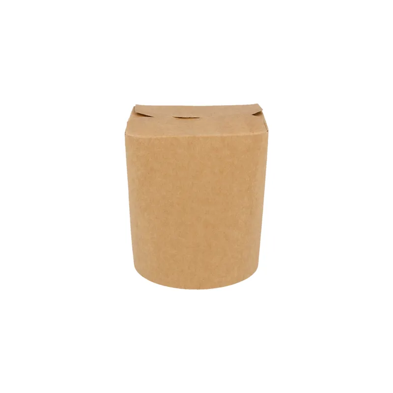 RÉCIPIENTS MULTIUSAGES MICRO-ONDABLES  480 ML 275 + 25 PE G/M2 Ø8x9 CM NATUREL KRAFT (50 UNITÉ)