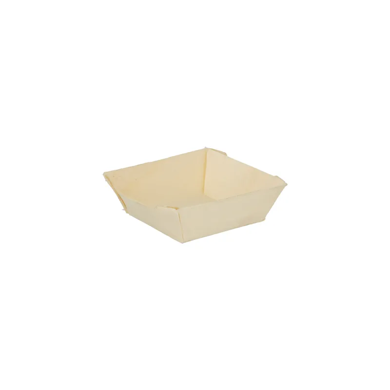 BARQUETTES CARRÉES WOOD 40 ML 5,5x5,5x2 CM NATUREL BOIS (500 UNITÉ)