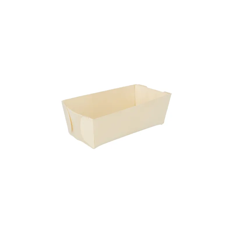 BARQUETTES RECTANGULAIRES WOOD 200 ML 12x6,2x4 CM NATUREL BOIS (500 UNITÉ)