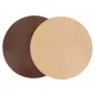 BASE POUR GÂTEAU DEUX FACES 1100 G/M2 Ø 26 CM CHOCOLAT/PRALINÉ CARTON (100 UNITÉ) BASE POUR GÂTEAU DEUX FACES