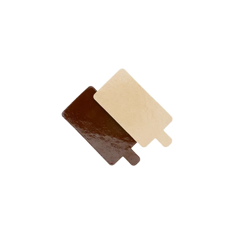 CARTONS PÂTISSERIE DEUX FACES  1100 G/M2 5,5x9,5 CM CHOCOLAT/PRALINÉ CARTON (200 UNITÉ)