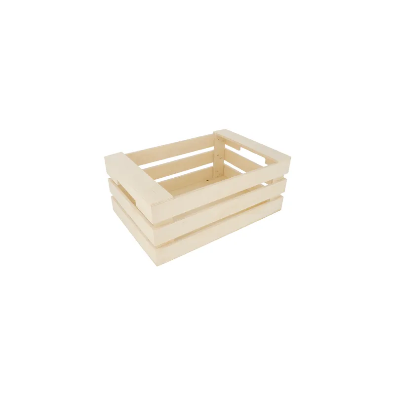 BOÎTE PRÉSENTATION WOOD  25x17x10 CM NATUREL BOIS (20 UNITÉ)