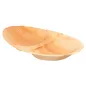 ASSIETTES OVALES 2 COMPART.
