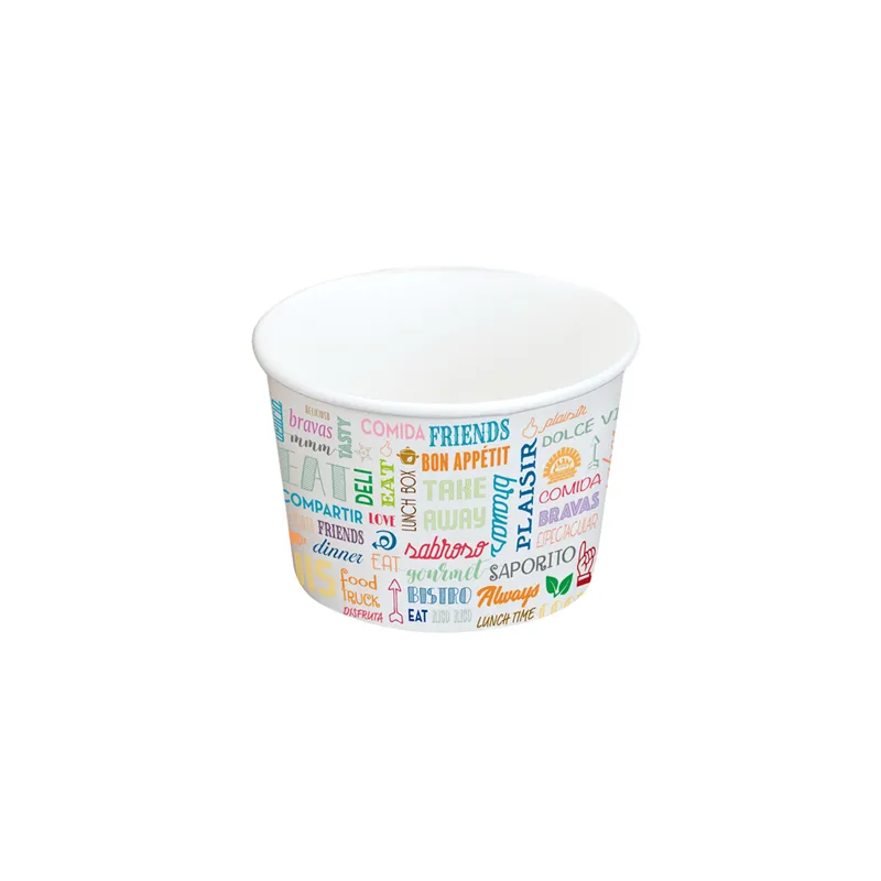 POTS 'PAROLE' 1000 ML 300 + 18 PE G/M2 Ø13,5x10,4 CM BLANC CARTON (500 UNITÉ) POTS 'PAROLE' 1000 ML 300 + 18 PE G/M2 Ø13,5x10,4 CM BLANC CARTON (500 UNITÉ)