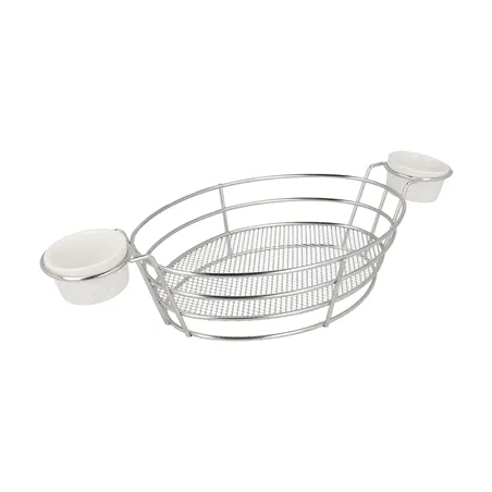 CORBEILLES OVALES + 2 POTS