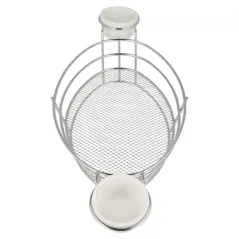 CORBEILLES OVALES + 2 POTS