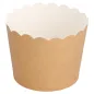 MUFFIN CUPS 160 + 15 PE G/M2 Ø 5x4,5 CM MARRON CARTON (100 UNITÉ) MUFFIN CUPS