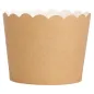 MUFFIN CUPS 160 + 15 PE G/M2 Ø 5x4,5 CM MARRON CARTON (100 UNITÉ) MUFFIN CUPS
