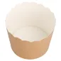 MUFFIN CUPS 160 + 15 PE G/M2 Ø 5x4,5 CM MARRON CARTON (100 UNITÉ) MUFFIN CUPS