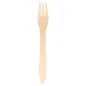 FOURCHETTES WOOD 'CURVE' 18,3 CM NATUREL BOIS (100 UNITÉ) FOURCHETTES