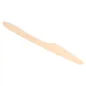 COUTEAUX WOOD 'CURVE' 19,3 CM NATUREL BOIS (100 UNITÉ) COUTEAUX
