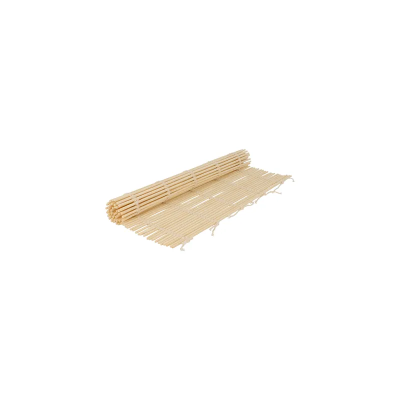 TAPIS À SUSHI BAMBOO  24x24 CM NATUREL BAMBOU (24 UNITÉ)