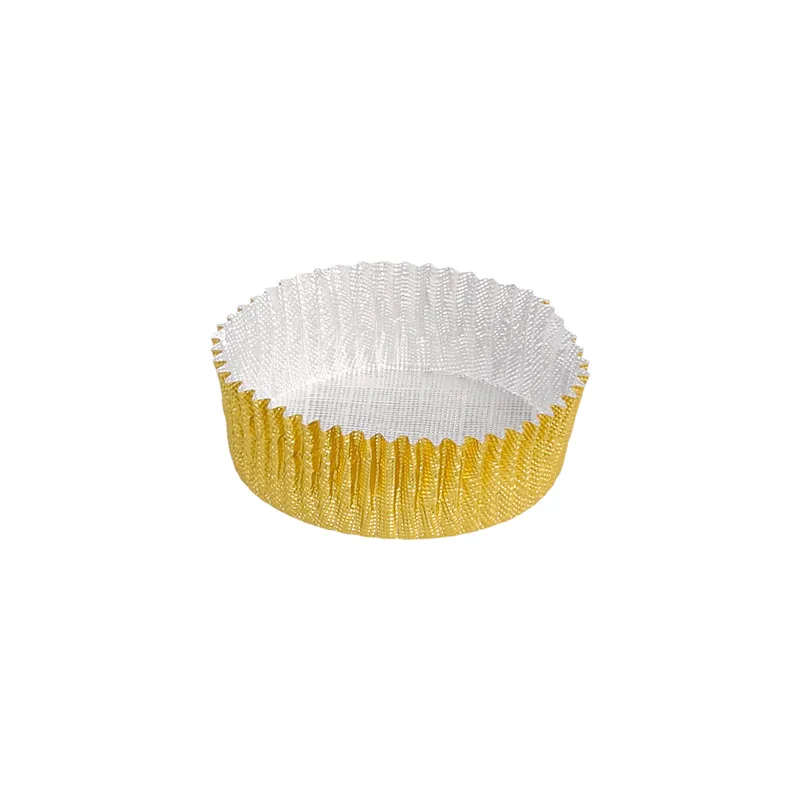 CAPSULES PETIT FOURS Ø 3,9x1,3 CM DORE ALUMINIUM (1500 UNITÉ) CAPSULES PETIT FOURS Ø 3,9x1,3 CM DORE ALUMINIUM (1500 UNITÉ)
