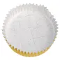 CAPSULES PETIT FOURS Ø 3,9x1,3 CM DORE ALUMINIUM (1500 UNITÉ) CAPSULES PETIT FOURS
