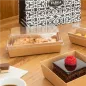 BARQUETTES 250 + 12,5 PE G/M2 13,5x7,5x3,5 CM NATUREL KRAFT (1000 UNITÉ) BARQUETTES