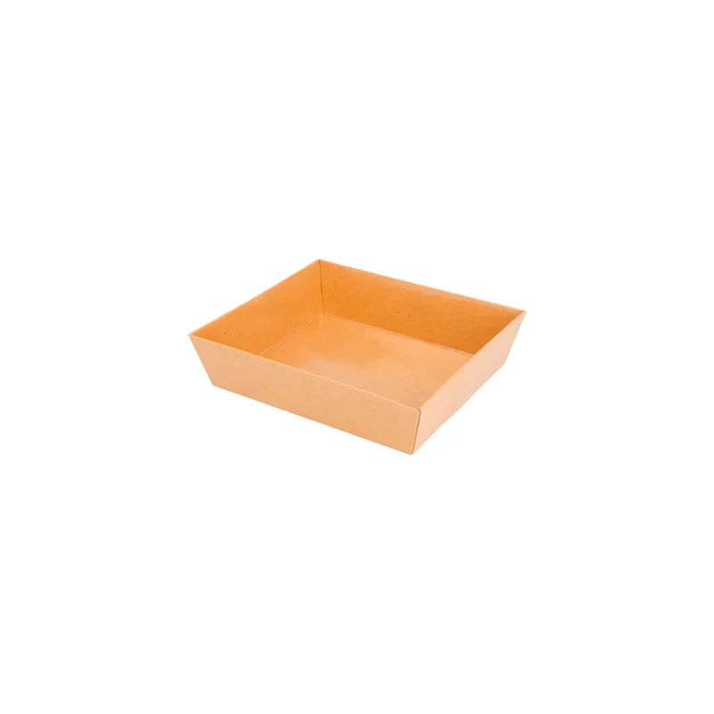 BARQUETTES 250 + 12,5 PE G/M2 14x13x3,5 CM NATUREL KRAFT (1000 UNITÉ) BARQUETTES 250 + 12,5 PE G/M2 14x13x3,5 CM NATUREL KRAFT (1000 UNITÉ)