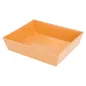 BARQUETTES 250 + 12,5 PE G/M2 14x13x3,5 CM NATUREL KRAFT (1000 UNITÉ) BARQUETTES