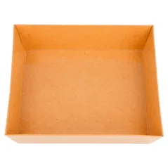 BARQUETTES  250 + 12,5 PE G/M2 14x13x3,5 CM NATUREL KRAFT (1000 UNITÉ)