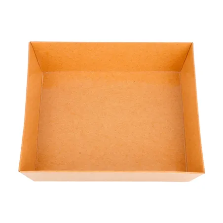 BARQUETTES  250 + 12,5 PE G/M2 14x13x3,5 CM NATUREL KRAFT (1000 UNITÉ)