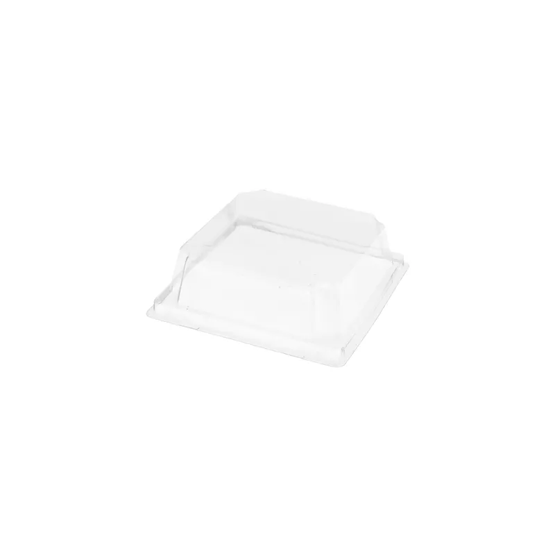 COUVERCLES POUR RÉFÉRENCE 224.85   3,7 (h) CM TRANSPARENT PET (1000 UNITÉ)