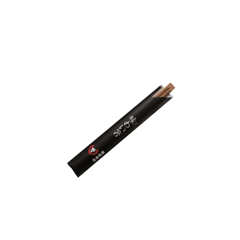 BAGUETTES CHINOISES EN SACHET BAMBOO  19,5 CM BAMBOU FONCÉ (100 UNITÉ)
