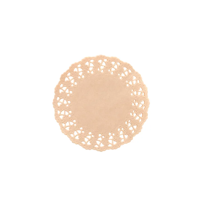 DENTELLES RONDES AJOURÉES 40 G/M2 Ø 9 CM NATUREL KRAFT (250 UNITÉ) DENTELLES RONDES AJOURÉES 40 G/M2 Ø 9 CM NATUREL KRAFT (250 UNITÉ)
