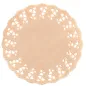 DENTELLES RONDES AJOURÉES 40 G/M2 Ø 16,5 CM NATUREL KRAFT (250 UNITÉ) DENTELLES RONDES AJOURÉES
