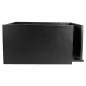 DISTRIBUTEUR SERVIETTES BAMBOO 21x21x10 CM NOIR BAMBOU (1 UNITÉ) DISTRIBUTEUR SERVIETTES