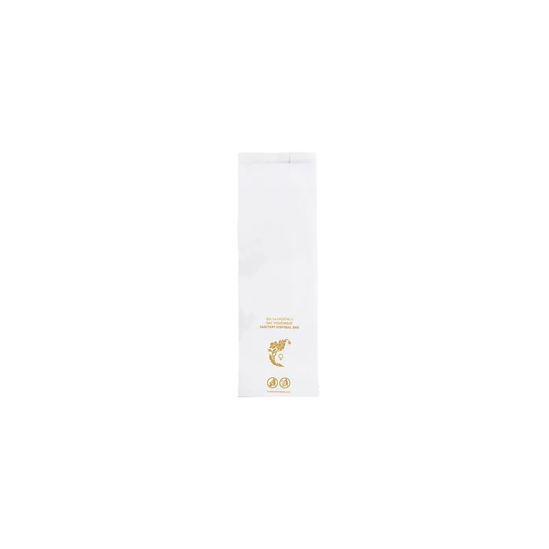 SACHETS HYGIÉNIQUES 'TOUCH OF CHARM' 50 G/M2 9+6x26 CM BLANC CELLULOSE (2500 UNITÉ)