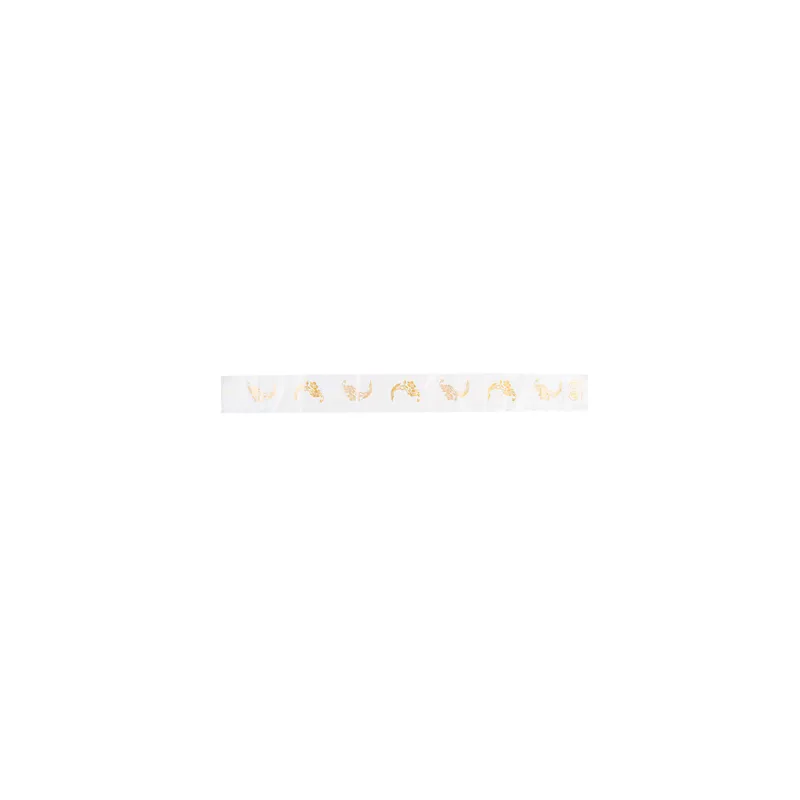 BANDES SANITAIRES WC 'TOUCH OF CHARM'  43x4,5 CM BLANC LDPE (1000 UNITÉ)
