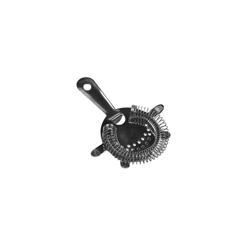 PASSOIRE COCKTAIL 4 PATTES   Ø 7,5 CM / L14 CM NOIR INOX (1 UNITÉ)