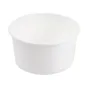 SALADIERS 1000 ML - 33,3 oz 300 + 18 PE G/M2 Ø15/12,8x7,5 CM BLANC CARTON (300 UNITÉ) SALADIERS