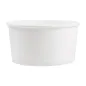 SALADIERS 1000 ML - 33,3 oz 300 + 18 PE G/M2 Ø15/12,8x7,5 CM BLANC CARTON (300 UNITÉ) SALADIERS