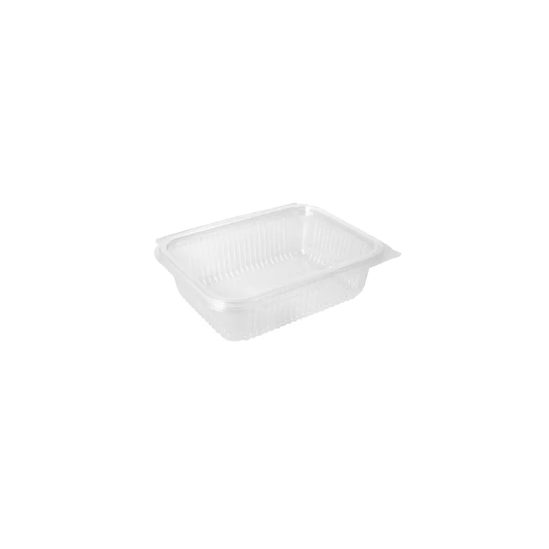 CONTENANTS AVEC CHARNIÈRE  750 ML 18,8x14,3x5,2 CM TRANSPARENT PLA (400 UNITÉ)