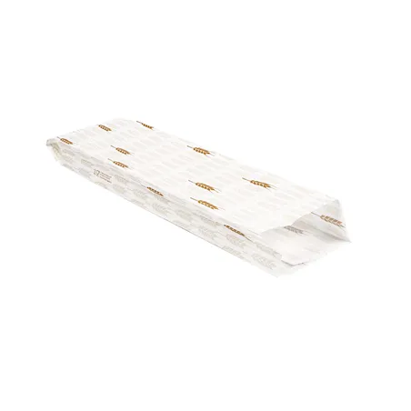 SACHETS BOULANGERIE 'CERES' 33 G/M2 9+3,5x35 CM BLANC CELLULOSE (250 UNITÉ)
