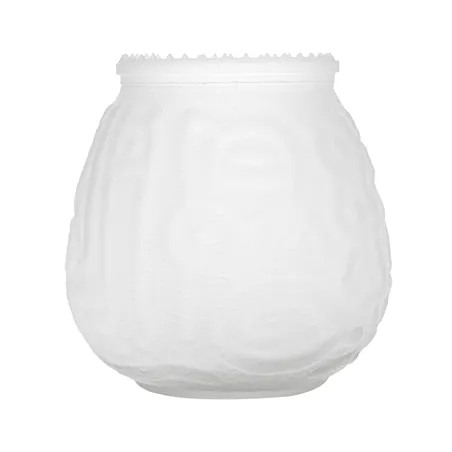 VERRE POUR BOUGIES  9,5x9,5 CM TRANSLUCIDE VERRE (60 UNITÉ)