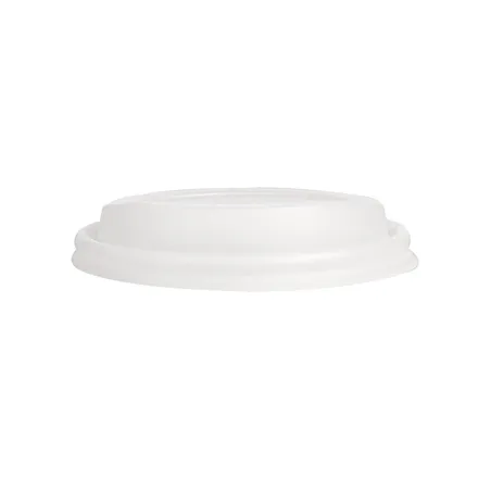COUVERCLES POUR GOBELETS 240 ML 'BIODEGRADABLE'  BLANC CPLA (1000 UNITÉ)