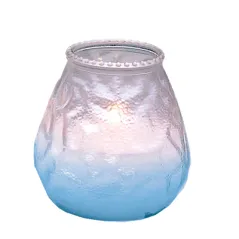 BOUGIES EN VERRE NACRÉ