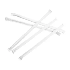 PAILLES DROITES SOUS SACHETS BLANCS