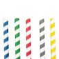 PAILLES DROITES À FRANGES PAPER Ø1x20 CM ASSORTI PAPIER (2400 UNITÉ) PAILLES DROITES À FRANGES