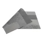 SETS DE TABLE MOSAÏQUE 45X30 CM NOIR PVC (12 UNITÉ) SETS DE TABLE MOSAÏQUE
