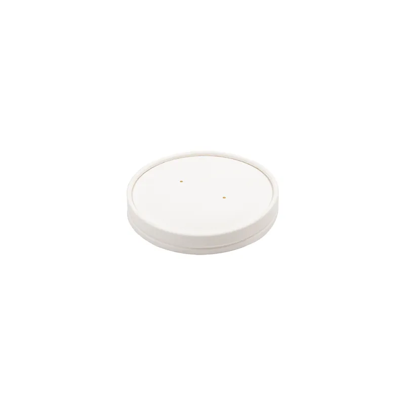 COUVERCLE POUR CODE 228.33  510 ML 560 G/M2 + PE Ø11,5 CM BLANC CARTON (500 UNITÉ)