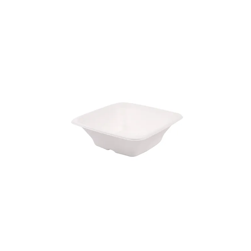 BOLS CARRÉS BIONIC 700 ML 18x18x6 CM BLANC BAGASSE (400 UNITÉ) BOLS CARRÉS BIONIC 700 ML 18x18x6 CM BLANC BAGASSE (400 UNITÉ)