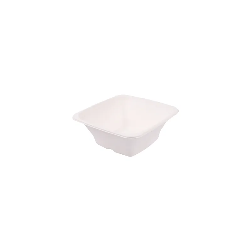 BOLS CARRÉS BIONIC 950 ML 18x18x7 CM BLANC BAGASSE (400 UNITÉ) BOLS CARRÉS BIONIC 950 ML 18x18x7 CM BLANC BAGASSE (400 UNITÉ)